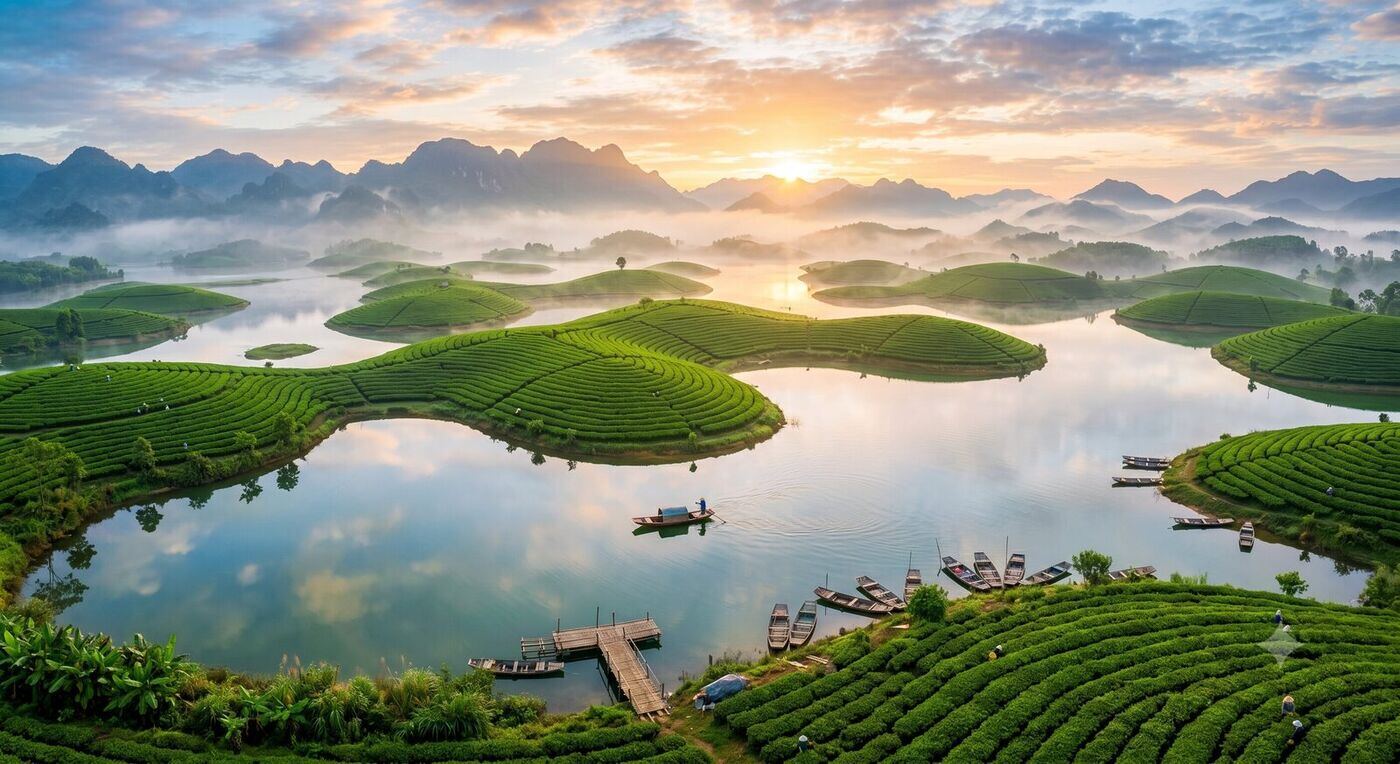 Đảo chè Thanh Chương
