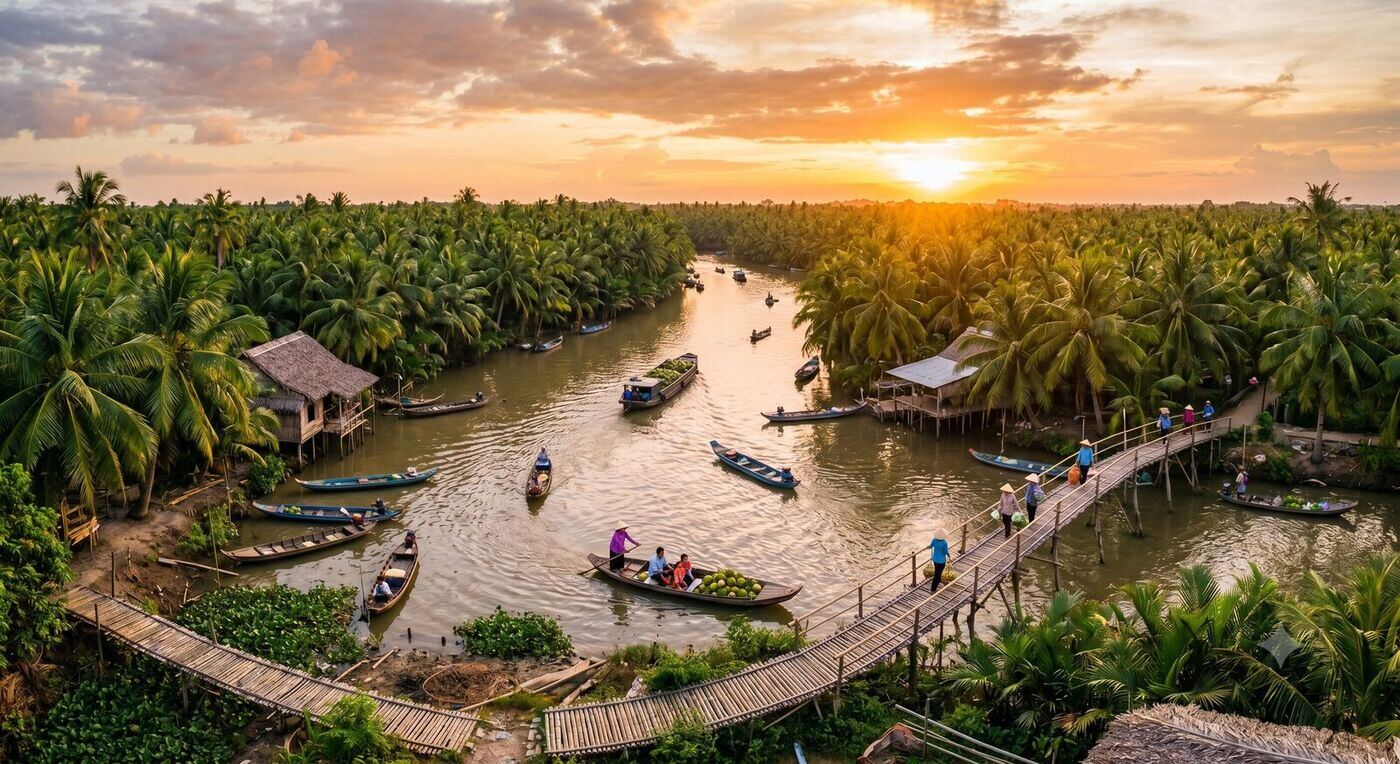 Xứ dừa Bến Tre
